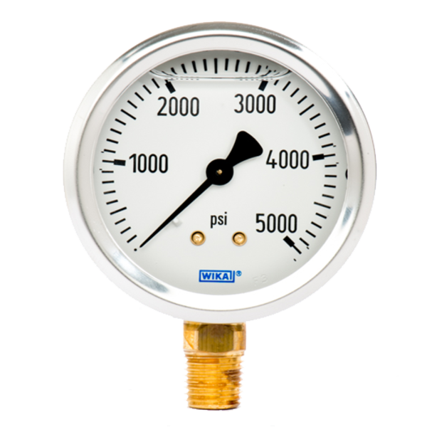Wika 0-5000 PSI Pressure Gauge 