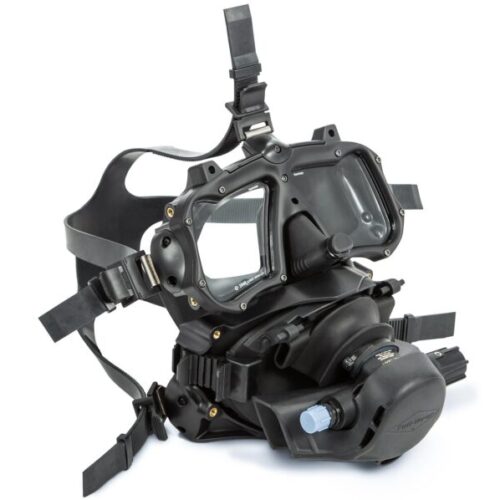 Commercial Diver Helmet Bracket Kit SS316/Delrin w Collar for housing <57mm DIA 