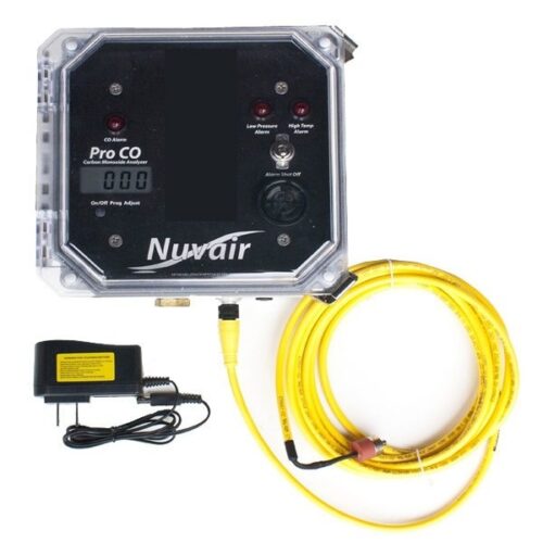 NUVAIR - Pro CO Analyzer with Low Pressure & High Temp Alarms