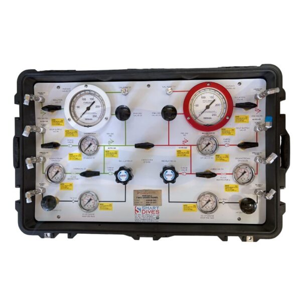SMART DIVES - Portable Air Control Panel - 2 divers