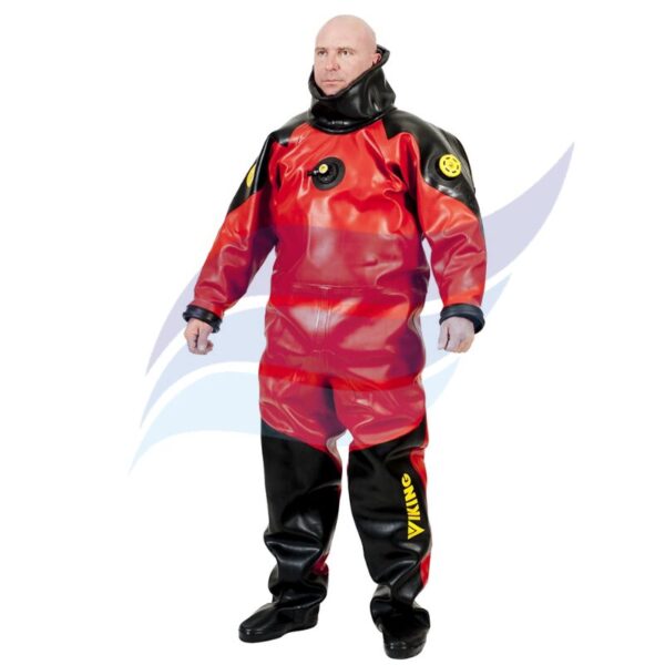 Viking HD Heavy Duty 1550 g/m2 Vulcanized Rubber Drysuit with Superlite 27/17K/37/47/57/67/77 Yoke